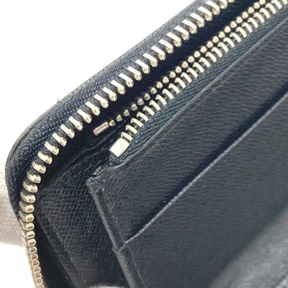 LOUIS VUITTON N63095 Zippy Wallet-Vertical Long Wallet Black/SilverHardware - Picture 6 of 16